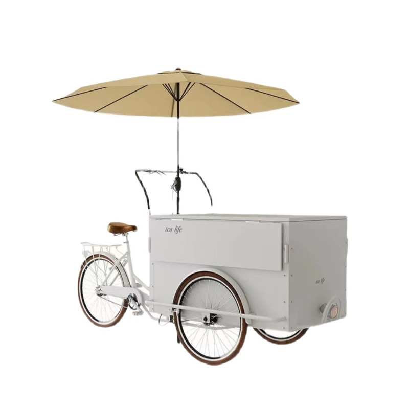 Food Snacks Brands - Human three-wheeled stall car reversing donkey,