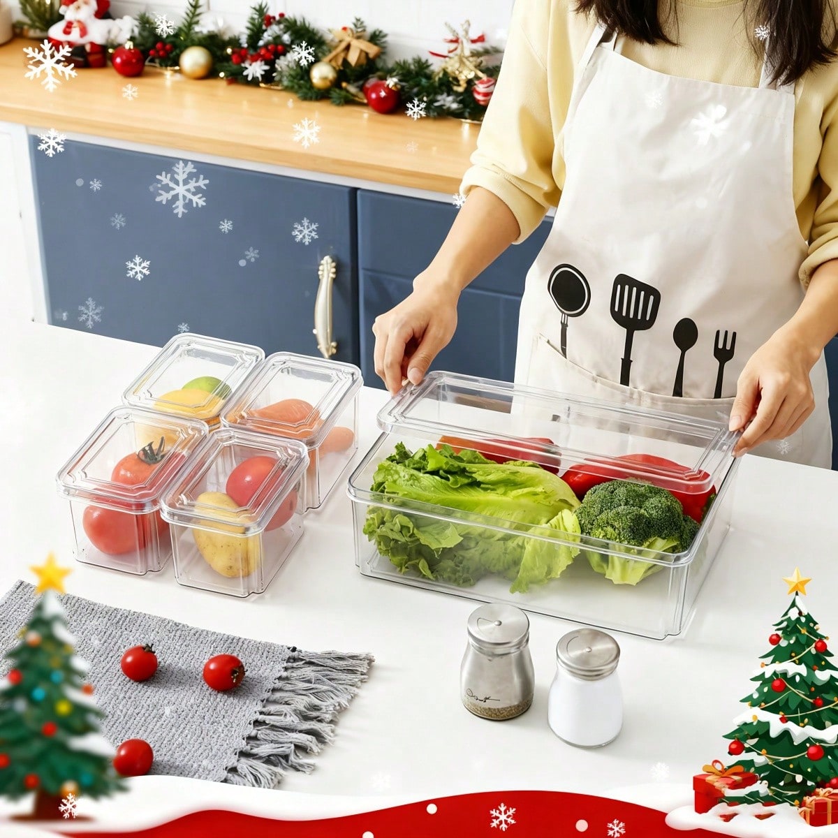 7/14 Pack Stackable Fridge Org - đánh giá và giá Food Snacks For Party