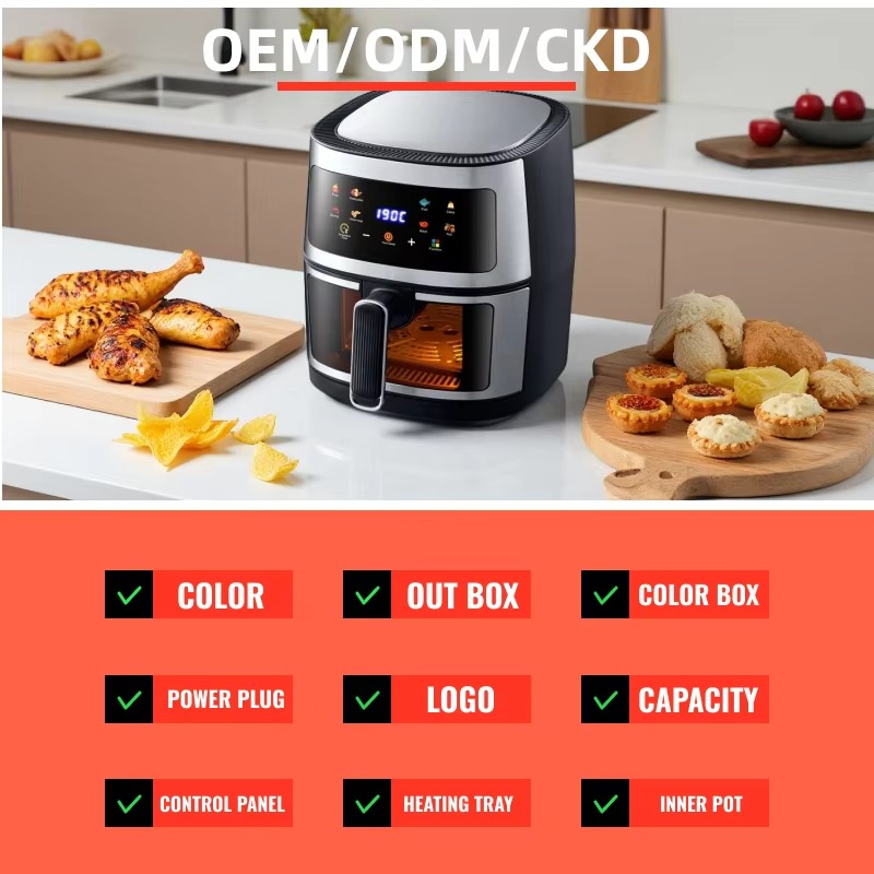 Wholesale 10L Black Air Fryer  - đánh giá và giá Food Snacks Healthy