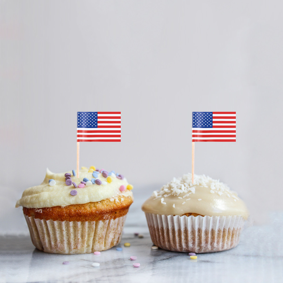 100Pcs American Flag Picks 2.5 - đánh giá và giá Food Snacks For Party