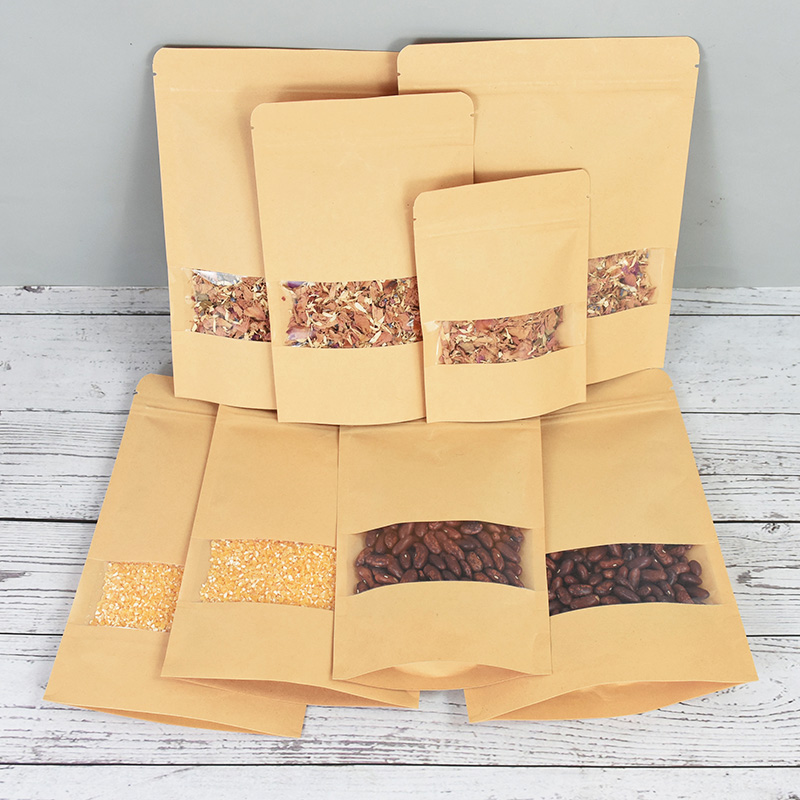 20/50pcs Kraft Paper Zip Lock  - đánh giá và giá Food Snacks For Party