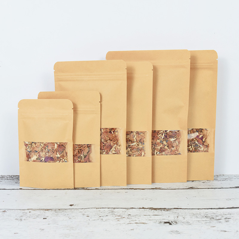 20/50pcs Kraft Paper Zip Lock  - đánh giá và giá Food Snacks For Party