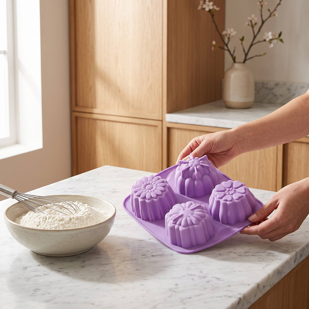 BPA Free 4-Hole Flower Shaped  - đánh giá và giá Food Snacks Healthy